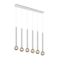 Lampa wisząca CLERMONT Biały mat 6xE27 Trio 313400631 | 4017807504378 noxbox lampynox www.lampynox.pl
