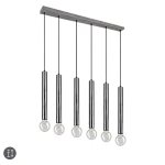 CLERMONT Nikiel mat 6xE27 Lampa wisząca Trio 313400607