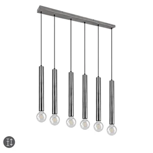 CLERMONT Nikiel mat 6xE27 Lampa wisząca Trio 313400607