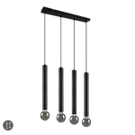 CLERMONT Czarny mat 4xE27 Lampa wisząca Trio 313400432