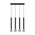 Lampa wisząca CLERMONT Czarny mat 4xE27 Trio 313400432 | 4017807504330 noxbox lampynox www.lampynox.pl