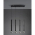 Lampa wisząca CLERMONT Czarny mat 4xE27 Trio 313400432 | 4017807504330 noxbox lampynox www.lampynox.pl
