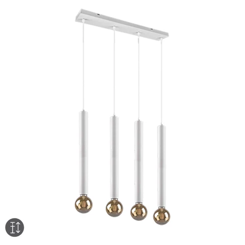 Lampa wisząca CLERMONT Biały mat 4xE27 Trio 313400431 | 4017807504316 noxbox lampynox www.lampynox.pl