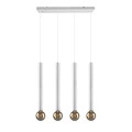 Lampa wisząca CLERMONT Biały mat 4xE27 Trio 313400431 | 4017807504316 noxbox lampynox www.lampynox.pl