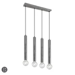CLERMONT Nikiel mat 4xE27 Lampa wisząca Trio 313400407