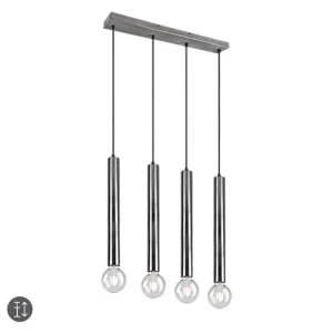 CLERMONT Nikiel mat 4xE27 Lampa wisząca Trio 313400407