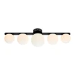 Sufitowa lampa łazienkowa PURO czarny | opal 5xG9 IP44 Markslojd 108348 | 7330024602847 noxbox lampynox www.lampynox.pl