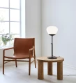Lampka stołowa RISE czarny | biały Ø 25cm E27 Markslojd 108276 | 7330024601963 noxbox lampynox www.lampynox.pl