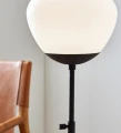 Lampka stołowa RISE czarny | biały Ø 25cm E27 Markslojd 108276 | 7330024601963 noxbox lampynox www.lampynox.pl