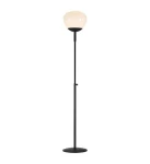 RISE czarny | biały Ø 26cm E27 Lampa podłogowa stojąca Markslojd 108278