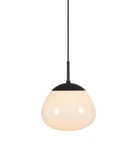 RISE czarny | biały Ø 25cm E27 Lampa wisząca Markslojd 108295