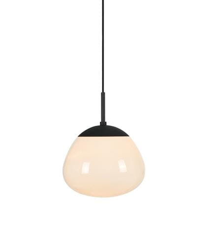Lampa wisząca RISE czarny | biały Ø 25cm E27 Markslojd 108295 | 7330024602151 noxbox lampynox www.lampynox.pl