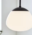 Lampa wisząca RISE czarny | biały Ø 25cm E27 Markslojd 108295 | 7330024602151 noxbox lampynox www.lampynox.pl