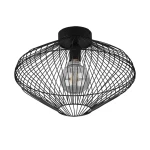 COBAIN Czarny mat E27 Lampa sufitowa RL R60831032