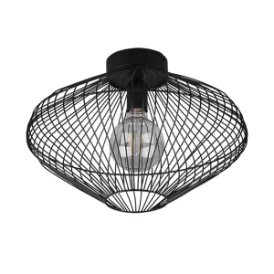 COBAIN Czarny mat E27 Lampa sufitowa RL R60831032