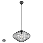 COBAIN Czarny mat E27 Lampa wisząca druciana RL R30831032