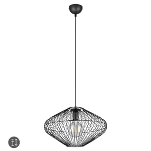 COBAIN Czarny mat E27 Lampa wisząca druciana RL R30831032