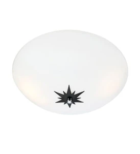 ROSE biały | czarny Ø 35cm 2xE14 Lampa sufitowa Markslojd 108207