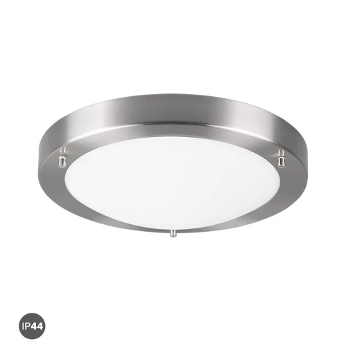 Plafon łazienkowy CONDUS Nikiel mat E27 IP44 Trio 6801011-07 | 4017807147582 noxbox lampynox www.lampynox.pl