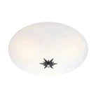 ROSE biały | czarny Ø 43cm 3xE14 Lampa sufitowa Markslojd 108208