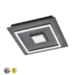 CORBIE Czarny LED 31W 3000K ściemnialna Lampa sufitowa Trio 672819202