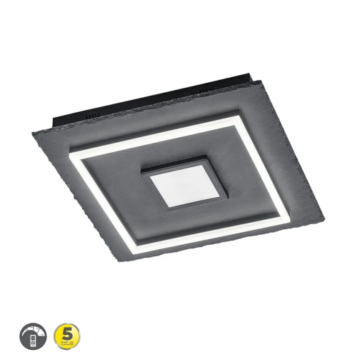 Lampa sufitowa CORBIE Czarny LED 31W 3000K ściemnialna Trio 672819202 | 4017807503173 noxbox lampynox www.lampynox.pl
