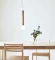 Lampa wisząca SENCILLO mosiądz Ø 5cm E27 Markslojd 108259 | 7330024601796 noxbox lampynox www.lampynox.pl