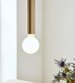 Lampa wisząca SENCILLO mosiądz Ø 5cm E27 Markslojd 108259 | 7330024601796 noxbox lampynox www.lampynox.pl
