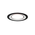 Oczko sufitowe Core Czarny mat śr.8cm LED 5W 3000K Trio 652510132 | 4017807504132 noxbox lampynox www.lampynox.pl