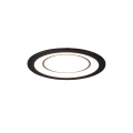 Oczko sufitowe Core Czarny mat śr.8cm LED 5W 3000K Trio 652510132 | 4017807504132 noxbox lampynox www.lampynox.pl