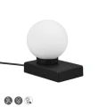 Lampka stołowa DAVI Czarny mat E14 ściemnialna Trio 5900011-32 | 4017807506952 noxbox lampynox www.lampynox.pl