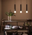 Lampa wisząca SENCILLO czarny 3xE27 Markslojd 108262 | 7330024601826 noxbox lampynox www.lampynox.pl