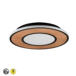 DEACON Brąz | Czarny mat 37W 3000K ściemnailny Plafon Trio 626610232