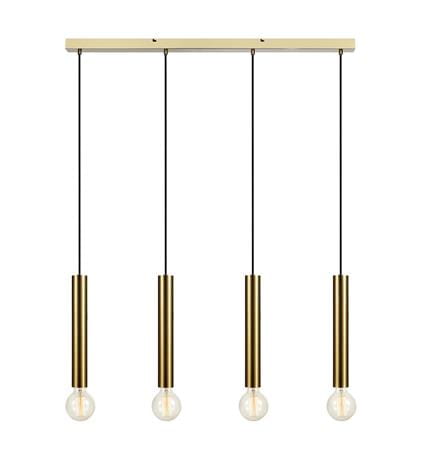 Lampa wisząca SENCILLO mosiądz 4xE27 Markslojd 108263 | 7330024601833 noxbox lampynox www.lampynox.pl