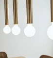 Lampa wisząca SENCILLO mosiądz 4xE27 Markslojd 108263 | 7330024601833 noxbox lampynox www.lampynox.pl