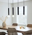 Lampa wisząca SENCILLO czarny 4xE27 Markslojd 108264 | 7330024601840 noxbox lampynox www.lampynox.pl