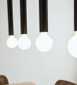 Lampa wisząca SENCILLO czarny 4xE27 Markslojd 108264 | 7330024601840 noxbox lampynox www.lampynox.pl