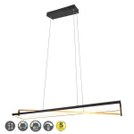 EDGE Czarny mat LED 35W 2700-4000K ściemnialny Lampa wisząca Trio 326810132