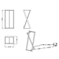 Lampka stołowa EDGE czarny mat LED 9W DIM 2700-4000K ściemnialny Trio 526810132 | 4017807506471 noxbox lampynox www.lampynox.pl