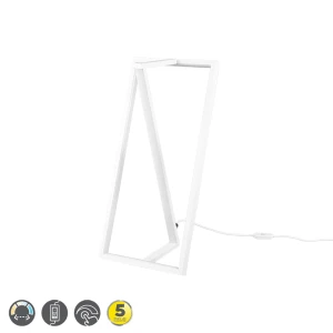 EDGE Biały mat LED 9W DIM 2700-4000K ściemnialny Lampka stołowa Trio 526810131