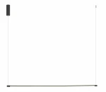 Lampa wisząca czarny mat LED 20W 3000K Zambelis 20119