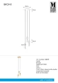 Lampa wisząca BRONX brąz Ø 25cm 3xE27 Markslojd 108099 | 7330024599109 noxbox lampynox www.lampynox.pl