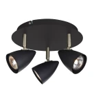 CIRO czarny | stal Ø 23cm 3xGU10 Spot Markslojd 107411