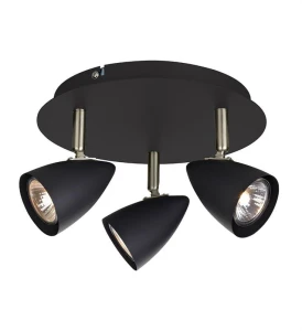 CIRO czarny | stal Ø 23cm 3xGU10 Spot Markslojd 107411