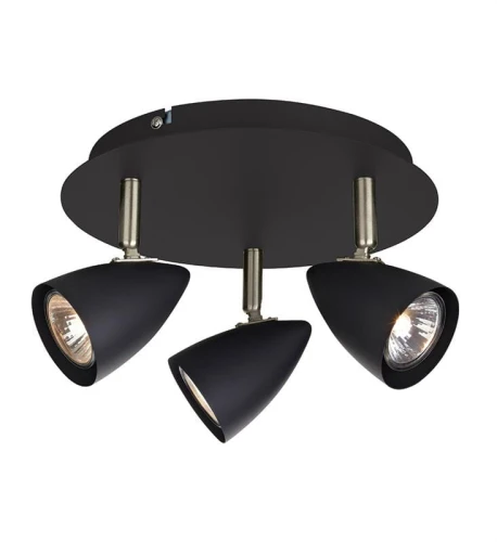 Spot CIRO czarny | stal Ø 23cm 3xGU10 Markslojd 107411 | 7330024578494 noxbox lampynox www.lampynox.pl