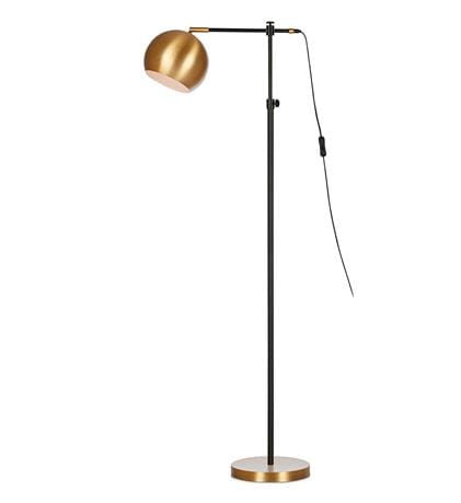 Lampa podłogowa stojąca regulowana CHESTER czarny | brąz E27 Markslojd 107231 | 7330024573680 noxbox lampynox www.lampynox.pl