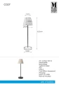Lampka stołowa COZY czarny | beżowy Ø 18cmE14 Markslojd 108114 | 7330024599253 noxbox lampynox www.lampynox.pl