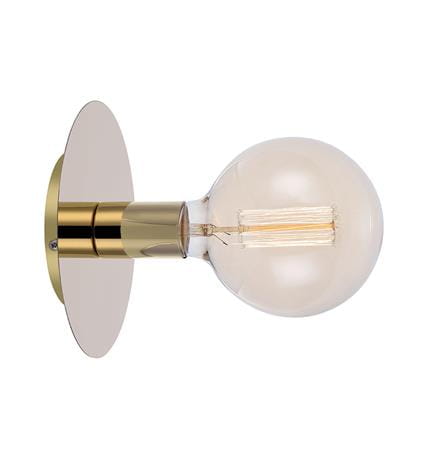 Kinkiet ścienny DISC złoty Ø 18cm E27 Markslojd 106154 | 7330024556683 noxbox lampynox www.lampynox.pl