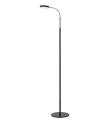 Lampa podłogowa stojąca FLEX czarny | chrom LED 5W 3000K Markslojd 106465 | 7330024559776 noxbox lampynox www.lampynox.pl