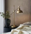 Lampka stołowa GRIMSTAD złoty E27 Markslojd 108116 | 7330024599277 noxbox lampynox www.lampynox.pl